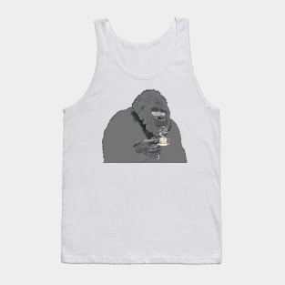 Gorilla sipping expresso Tank Top